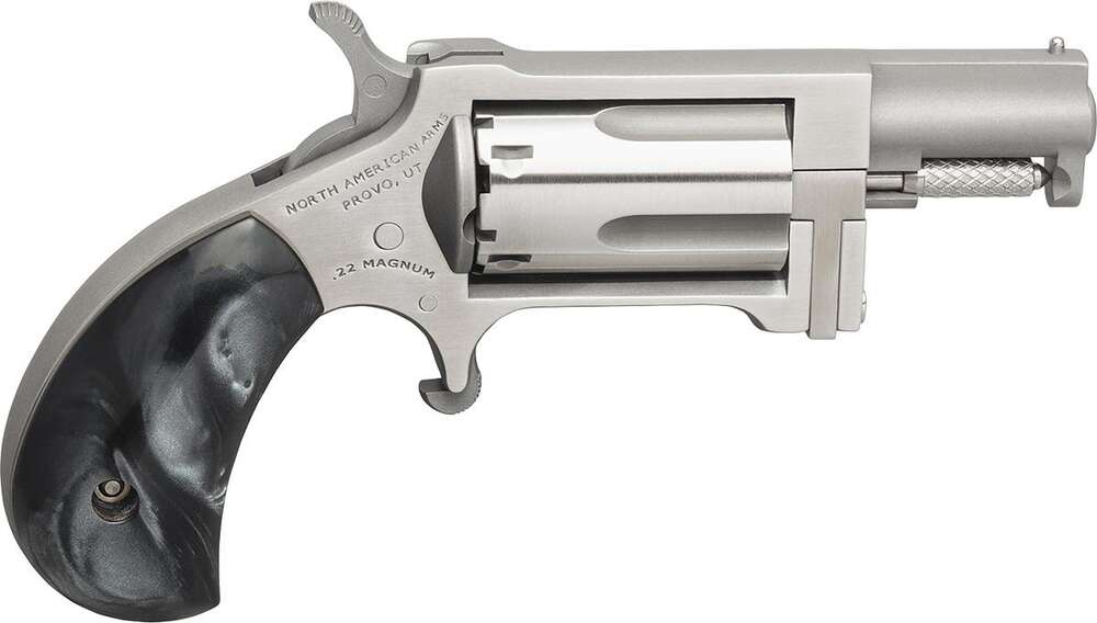 Handguns North American Arms Ready Series 22Magnum NAA SIDEWINDER MINI REVOLVER .22 MAG 1.5" BBL W/BLACK PEARL GRIP